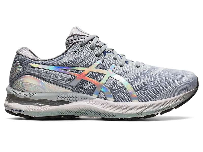 Asics Gel-nimbus 23 Platinum Piedmont Grey/White | NSHk3WoE5