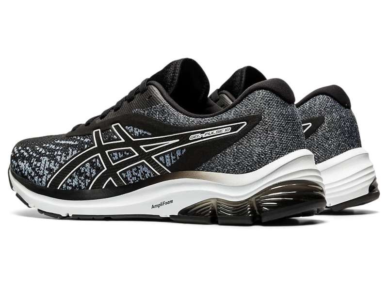 Asics Gel-pulse 12 Knit Black/White | KTzFYfVyU