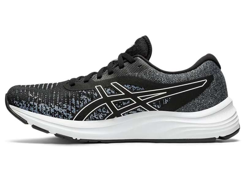 Asics Gel-pulse 12 Knit Black/White | KTzFYfVyU