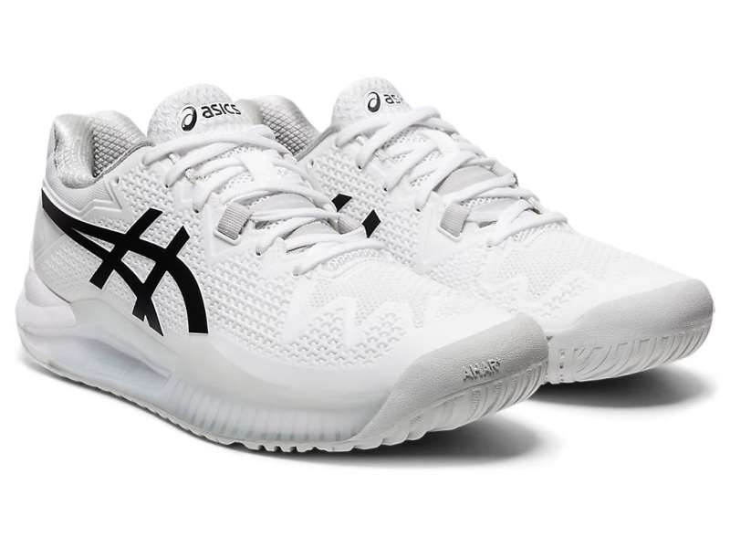 Asics Gel-resolution 8 White/Black | pyMxx4zz7