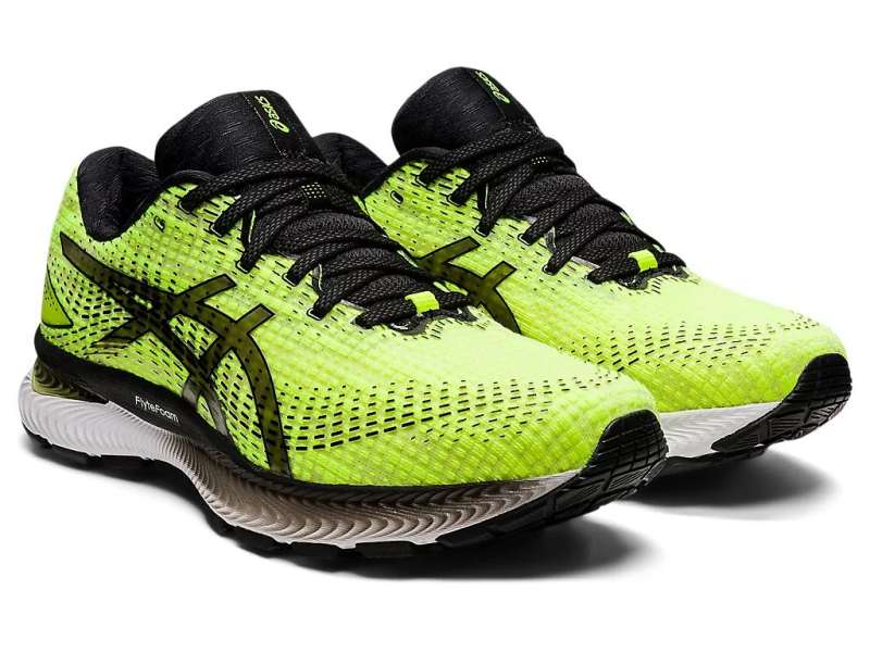 Asics Gel-saiun Safety Yellow/Pure Silver/White | Bwzrbm8CR