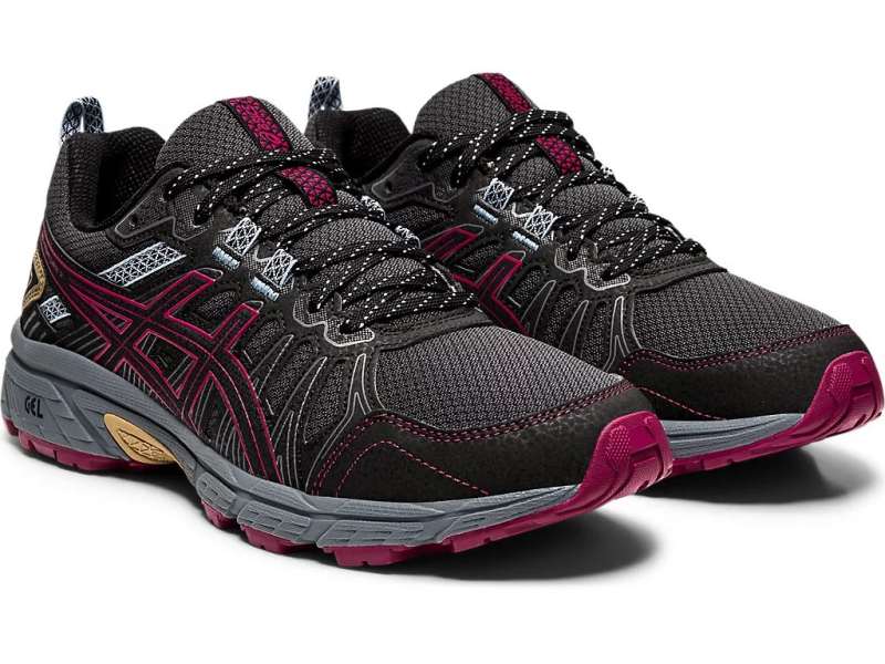 Asics Gel-venture 7 Graphite Grey/Dried Berry | er4gQtsdv