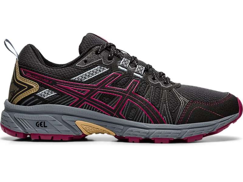 Asics Gel-venture 7 Graphite Grey/Dried Berry | er4gQtsdv