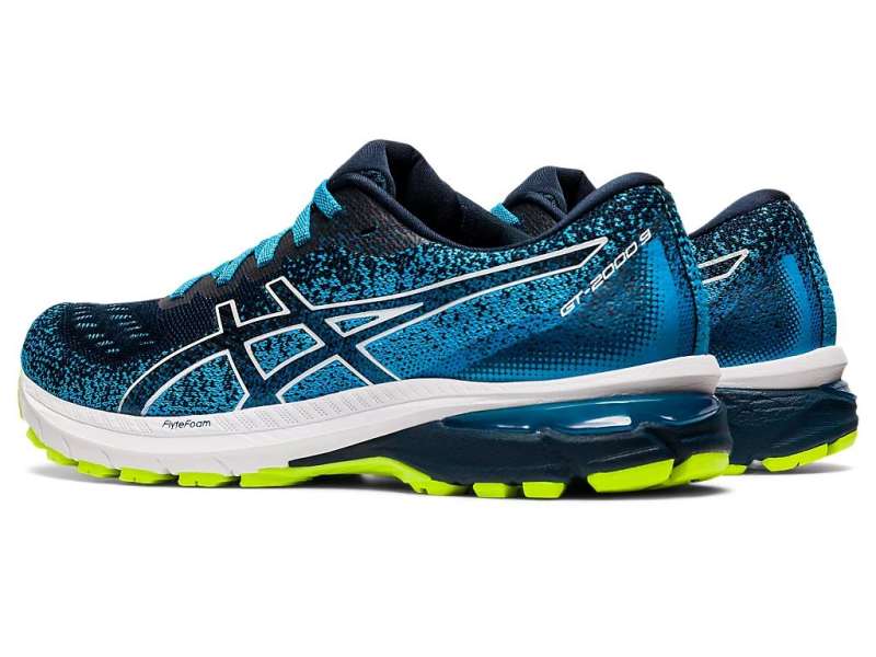 Asics Gt-2000 9 Knit French Blue/White | IisqOhdu5