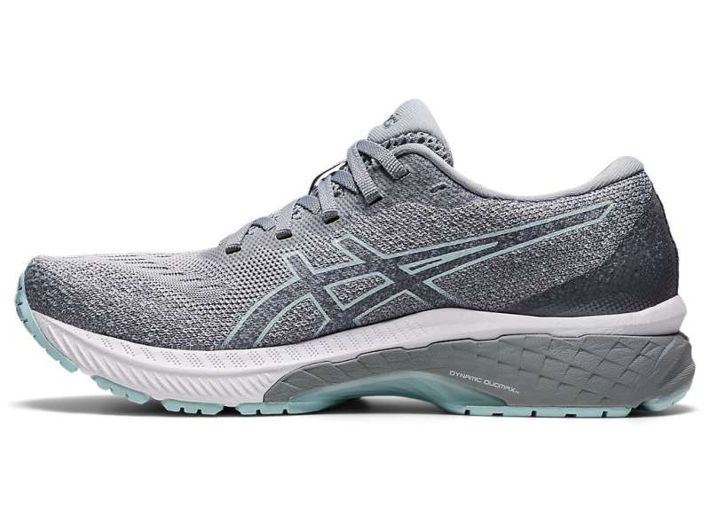 Asics Gt-2000 9 Knit Piedmont Grey/Aqua Angel | KO7v8f5y0