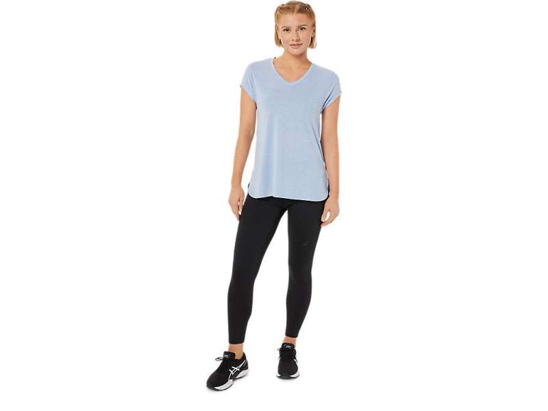 Asics Heather Vneck Mist Heather | 42vtkFKLO