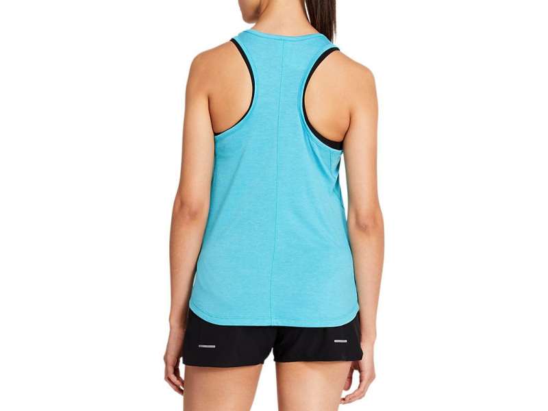 Asics Heathered Tank Lagoon Heather | fSZA9WJvI