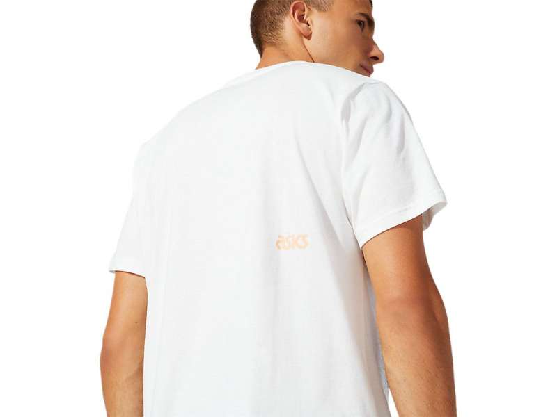 Asics Jersey Dt Graphic κοντο Sleeve Tee κρέμα | XF0RACcgV