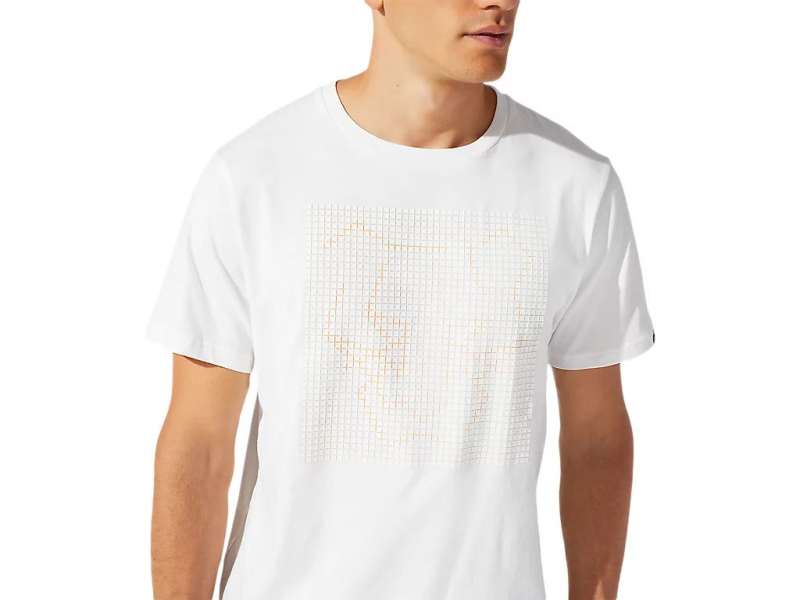 Asics Jersey Dt Graphic κοντο Sleeve Tee κρέμα | XF0RACcgV