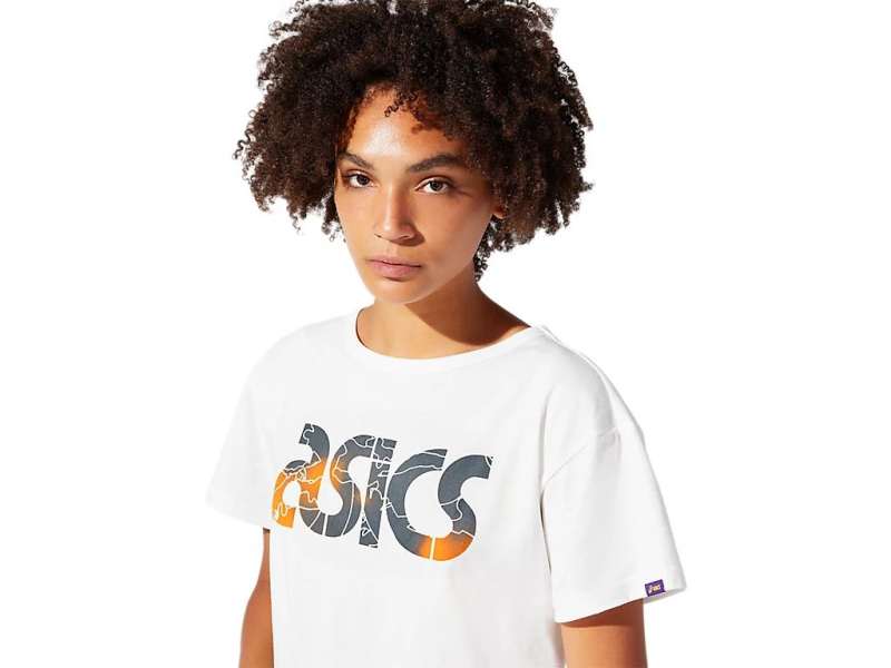 Asics Jersey Graphic Cpd κοντο Sleeve Tee κρέμα | 3qOsUFmAl