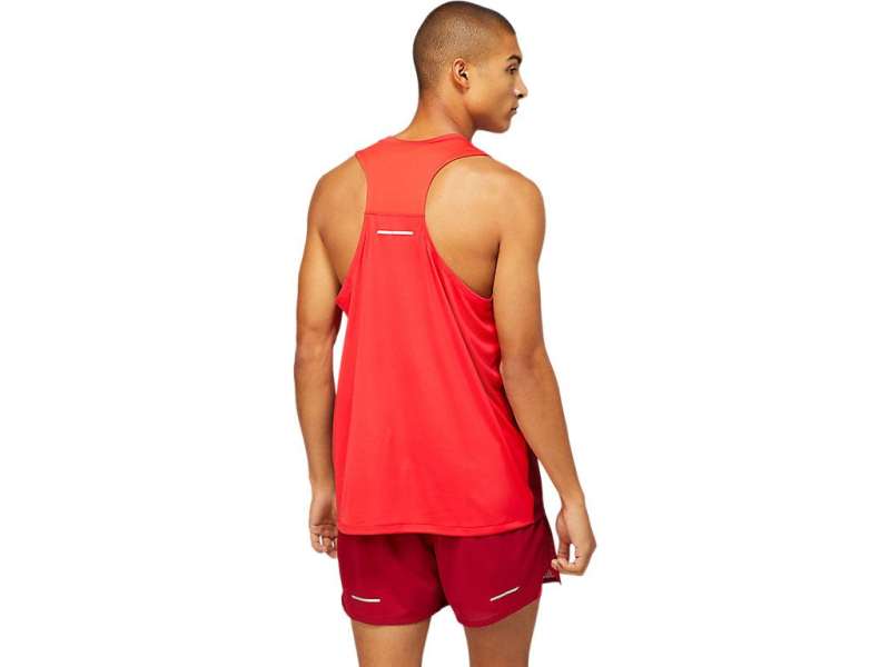 Asics Kasane Singlet Electric Red/Burgundy | kC9Jv020m