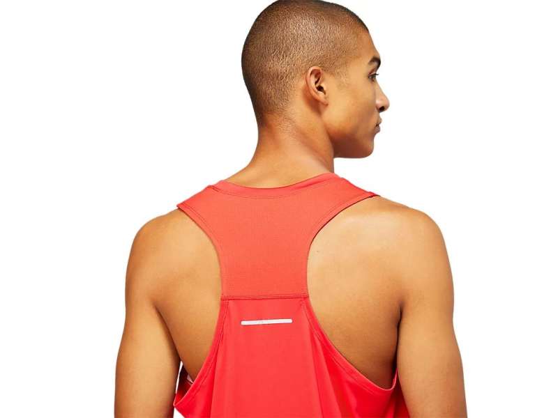 Asics Kasane Singlet Electric Red/Burgundy | kC9Jv020m