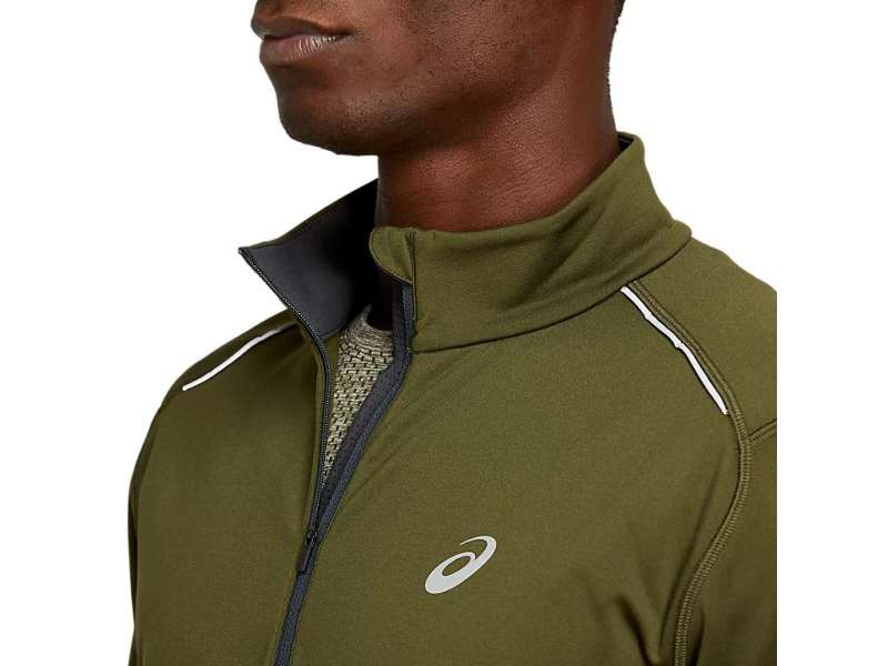 Asics Lite-show Χειμερινά 1/2 Zip γκρι | 4MnmX7Mjx