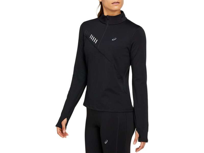 Asics Lite-show Χειμερινά 1/2 Zip γκρι | L3rftNPvz