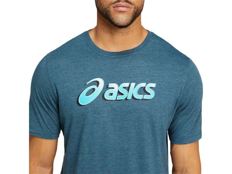 Asics Lockup V2 Tee μπλε | tfDadKkOW