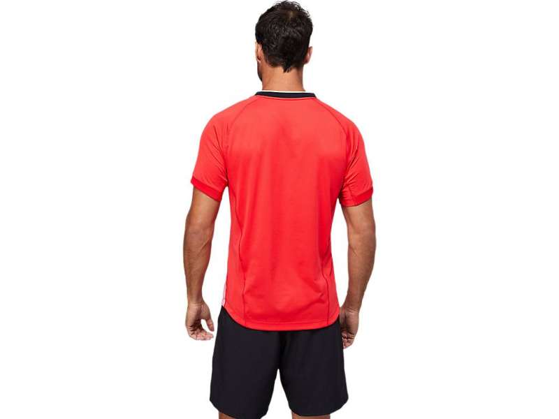 Asics Match Graphic Tee κοκκινα | y732pCTtP