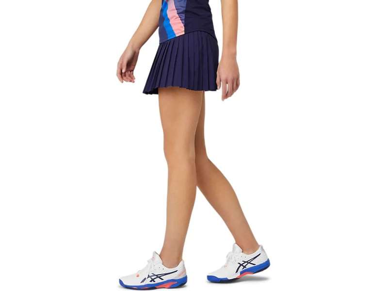 Asics Match Pleats Skort Peacoat | YeMkf393M