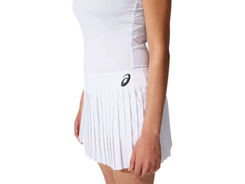 Asics Match Pleats Skort ασπρα | biw7bwF06