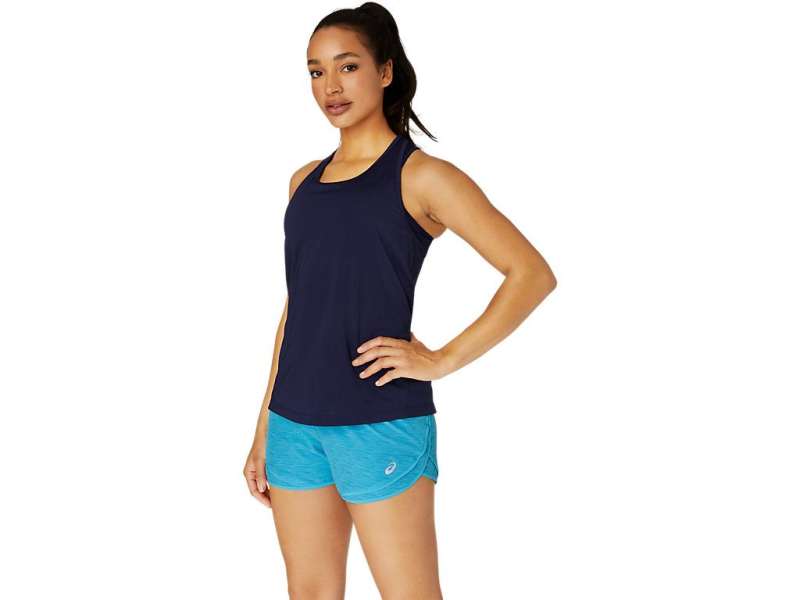 Asics Mesh Tank Peacoat | 8HYHlUHsj