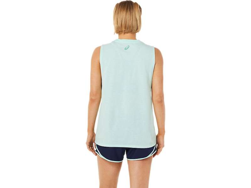 Asics Mountain Muscle Tank Fresh Ice Heather | oTjwRHA3L