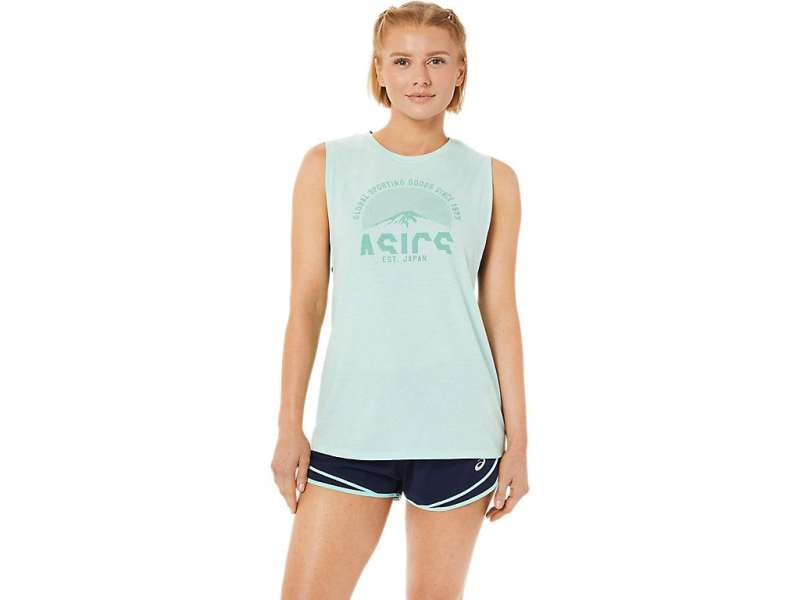 Asics Mountain Muscle Tank Fresh Ice Heather | oTjwRHA3L