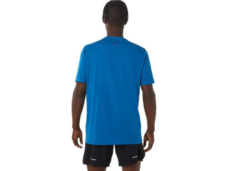 Asics Mountain Για Τρέξιμο Tee μπλε | 4vYR0G5Gk