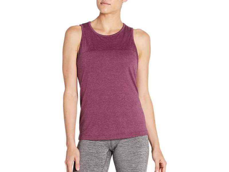 Asics Muscle Tank Dried Berry Heather | gAIBXSXO1