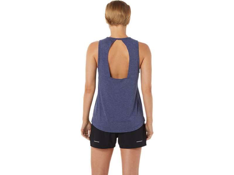 Asics Muscle Tank Peacoat Heather/Fresh Ice | MoBBuxMqZ