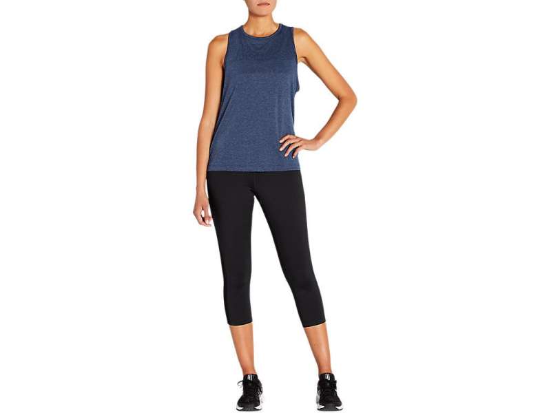 Asics Muscle Tank Peacoat Heather | GBGjkOojQ