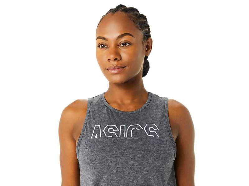 Asics Muscle Tank σκούρο γκρι | v18REyeCQ