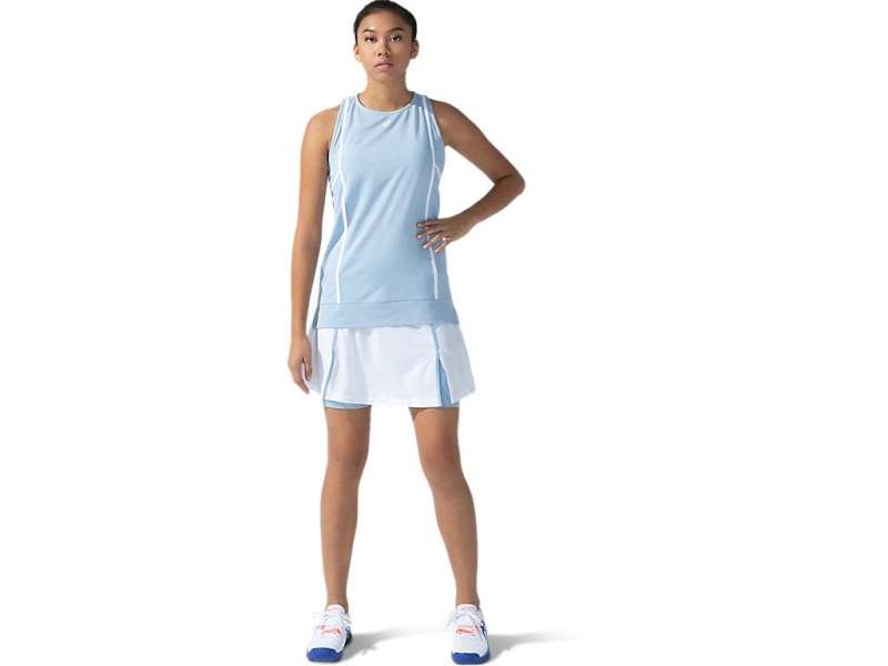 Asics New Strong 92 Skort Brilliant White/Mist Print | FAgHArBd6