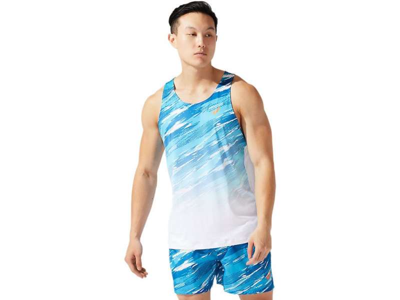 Asics Noosa Singlet μπλε | ThqP7Cu0f