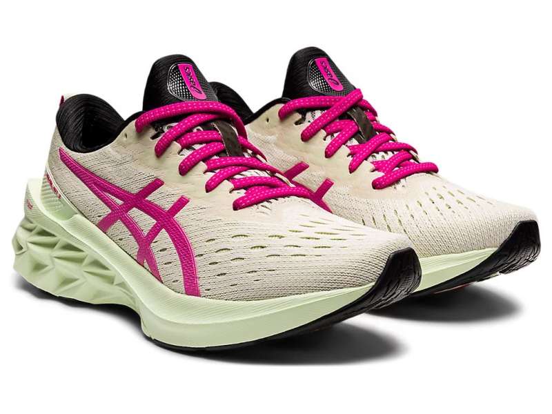 Asics Novablast 2 Birch/Pink Rave | n65XrUD47