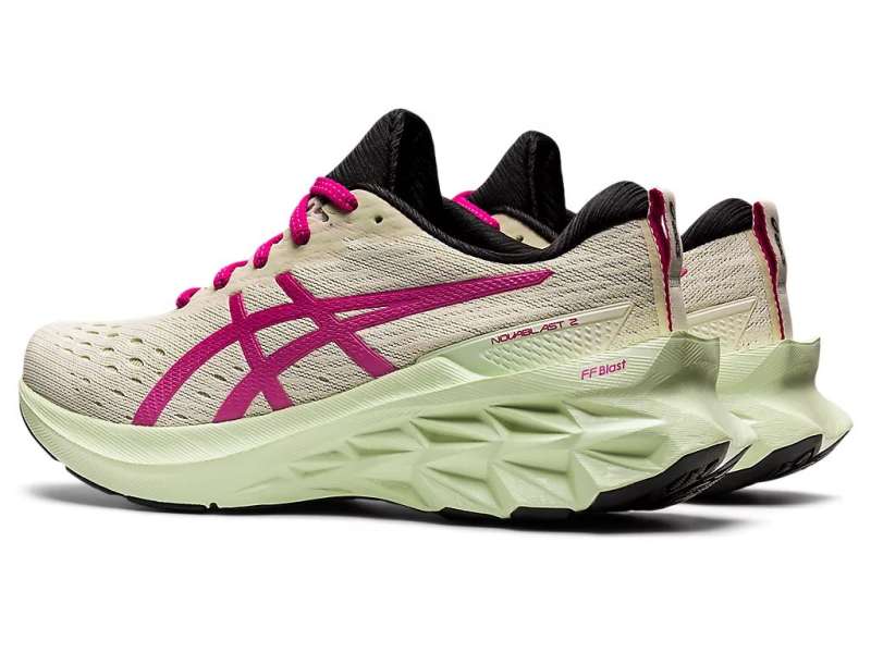 Asics Novablast 2 Birch/Pink Rave | n65XrUD47