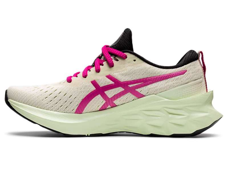 Asics Novablast 2 Birch/Pink Rave | n65XrUD47