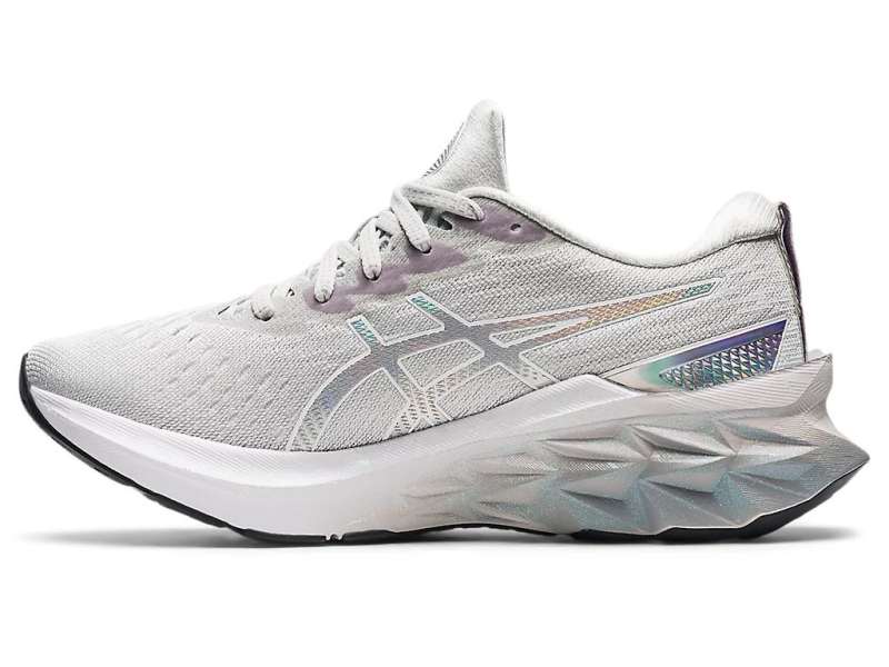 Asics Novablast 2 Platinum Glacier Grey/White | OEzOthzVu