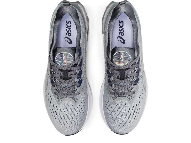 Asics Novablast 2 Platinum Piedmont Grey/White | 6bgfW7UMs