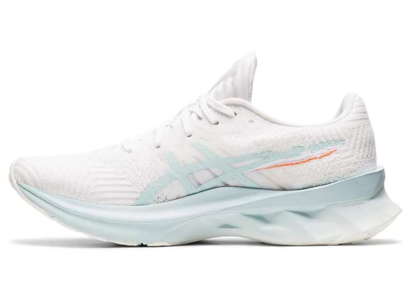 Asics Novablast White/Aqua Angel | wZro3QRzP