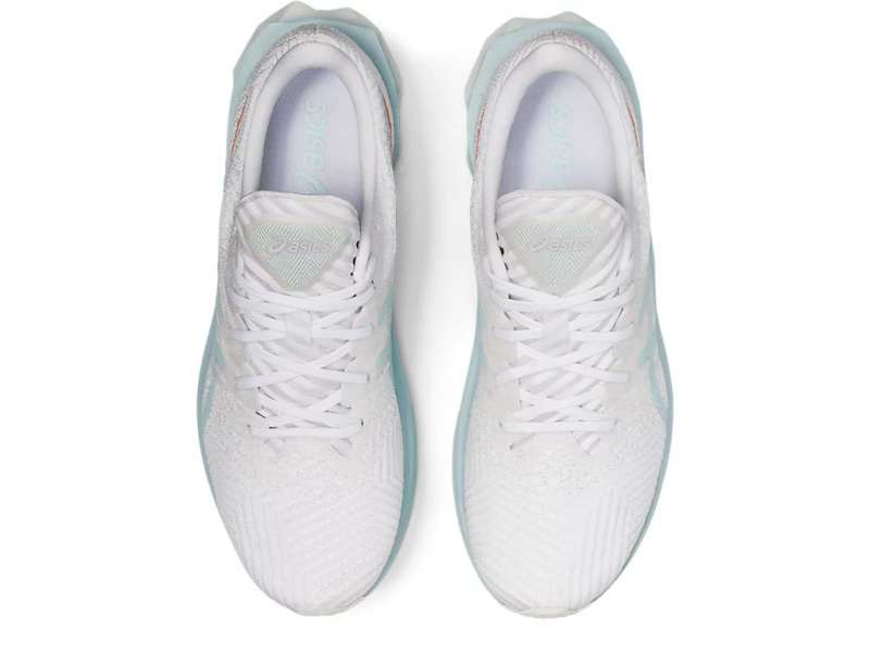 Asics Novablast White/Aqua Angel | wZro3QRzP