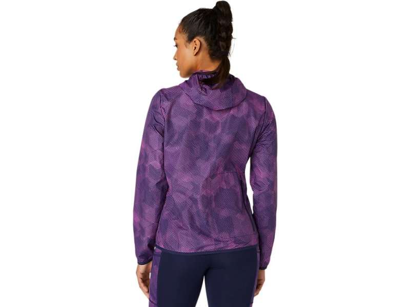 Asics Packable Digital Grape Print/Peacoat | JUs3CG1Hb