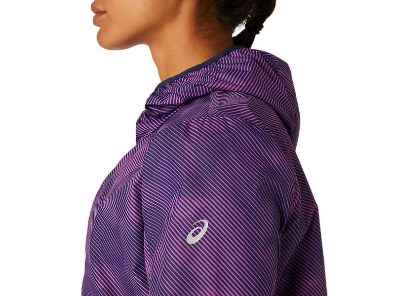 Asics Packable Digital Grape Print/Peacoat | JUs3CG1Hb