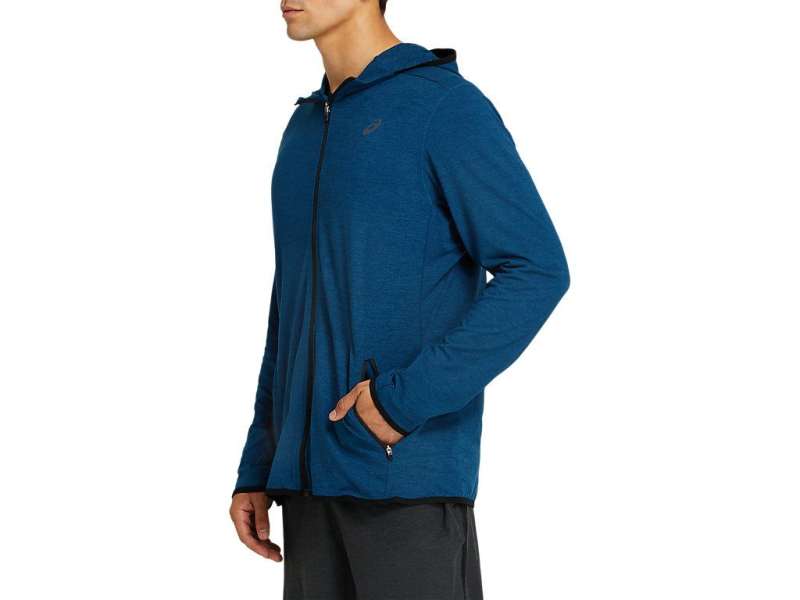 Asics Performance Full Zip μπλε | Rrh8pZ4RZ