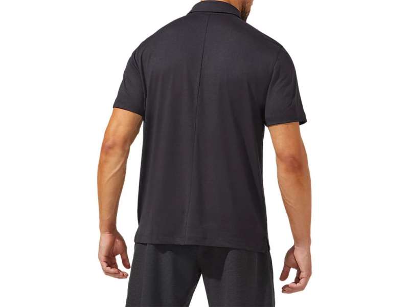 Asics Performance Polo μαυρα | 5qY7sFxu9