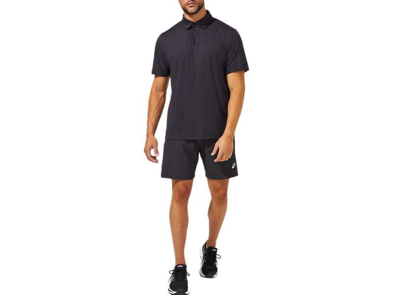 Asics Performance Polo μαυρα | 5qY7sFxu9