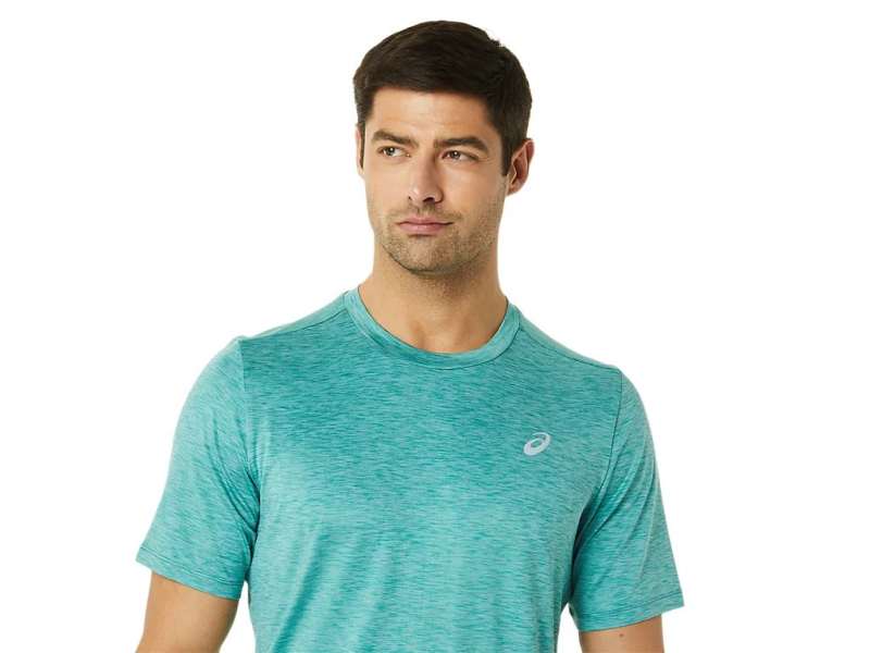 Asics Pr Lyte κοντο Sleeve Sage Heather | 4GcD1aXTw