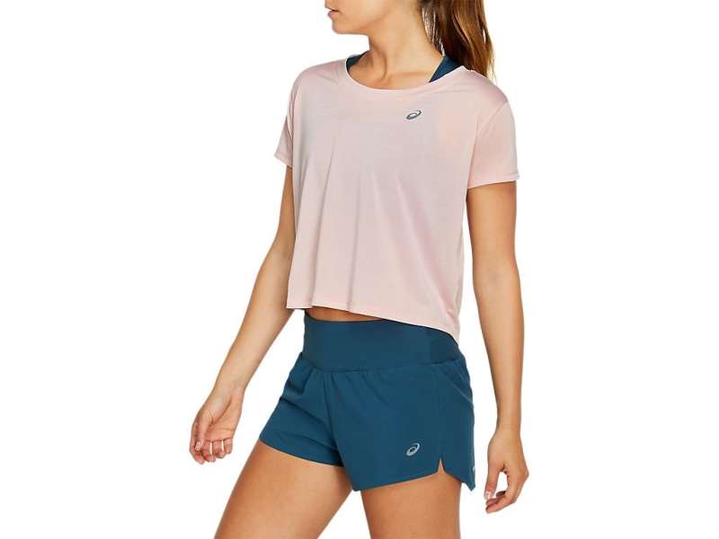 Asics Race Crop κοντο Sleeve Ginger Peach | Ujd61PDP1