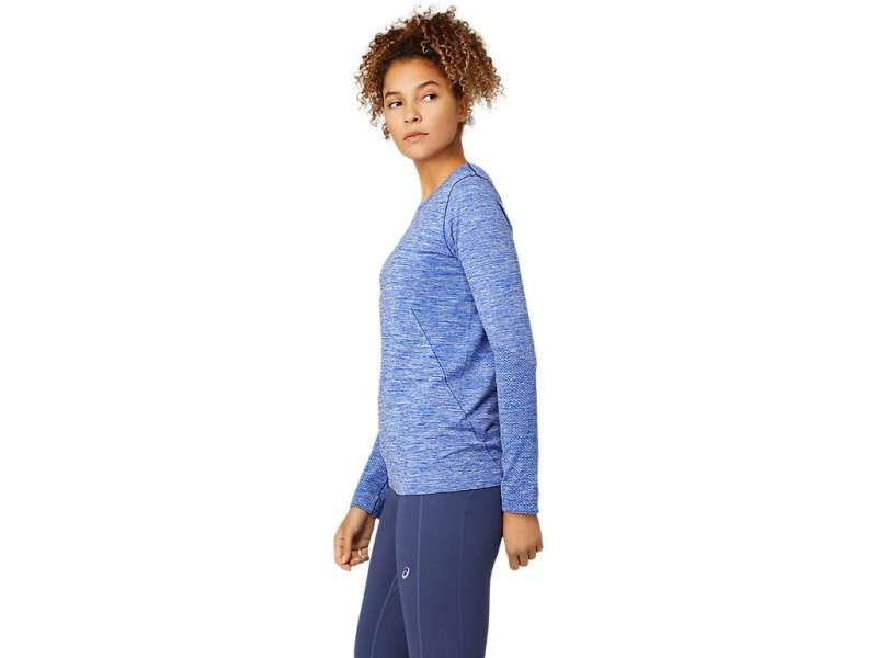 Asics Race Seamless Long Sleeve μπλε | kdAd1m6aX