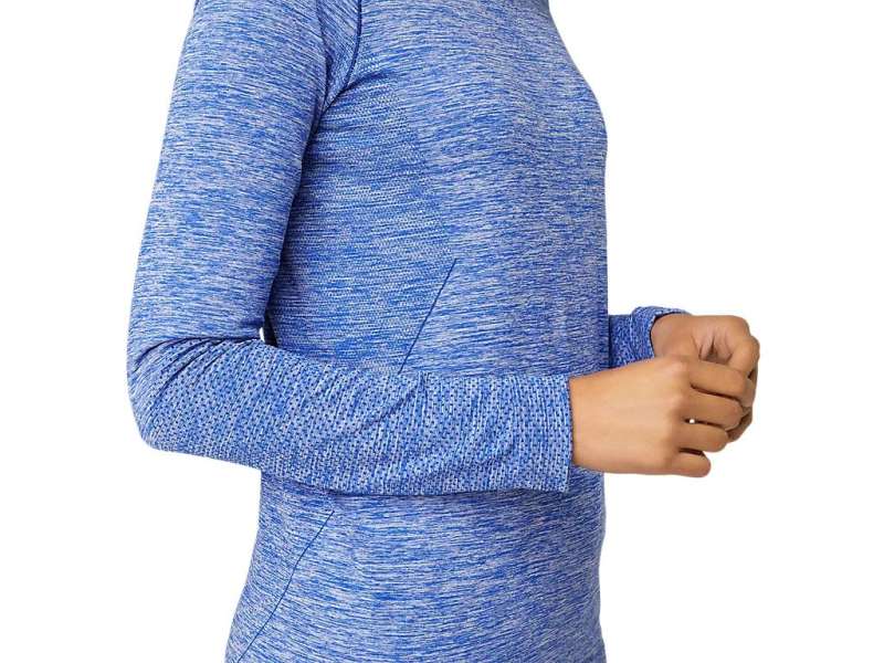 Asics Race Seamless Long Sleeve μπλε | kdAd1m6aX