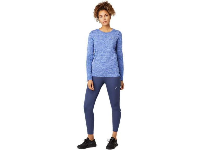 Asics Race Seamless Long Sleeve μπλε | kdAd1m6aX