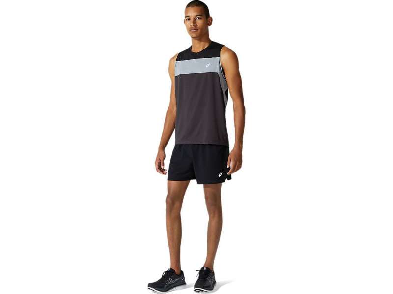 Asics Race Singlet μαυρα | xQDMfHL1c